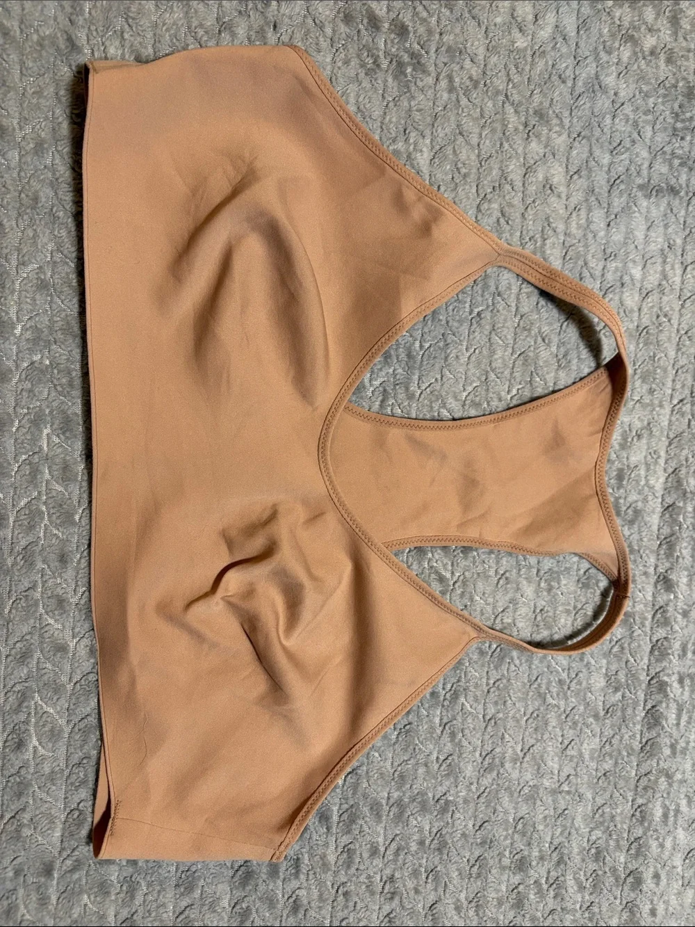 aerie Seamless Tan Wireless Sports Bra